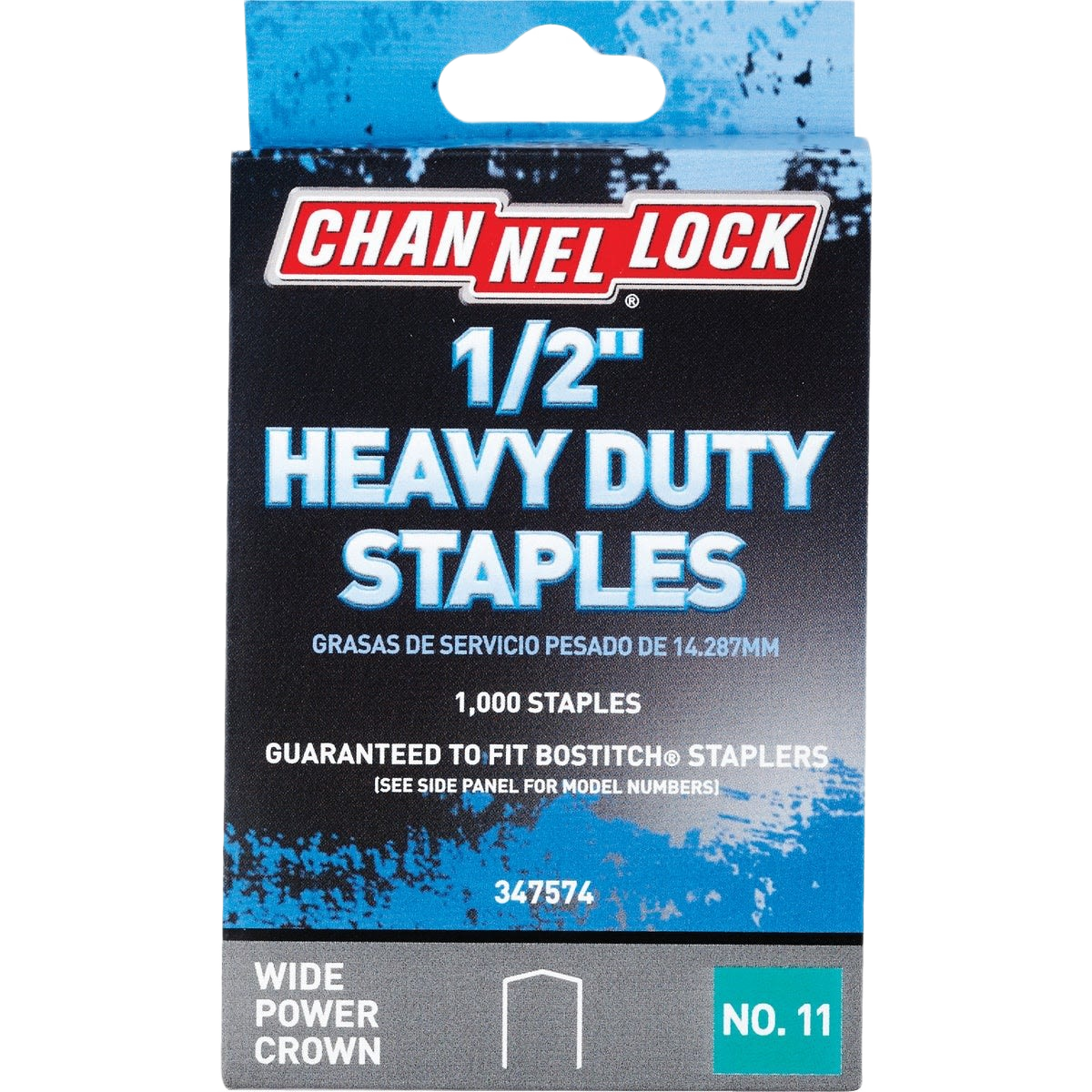 Box of heavy duty 1/2 inch wide power crown staples for home improvement hardware and fastener needs under $50 collections