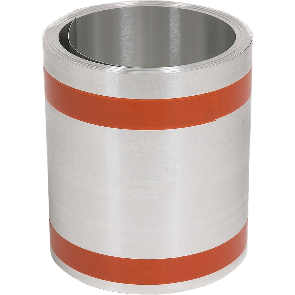 Roll of aluminum valley flashing with orange stripes for roofing and building materials under $100 collection