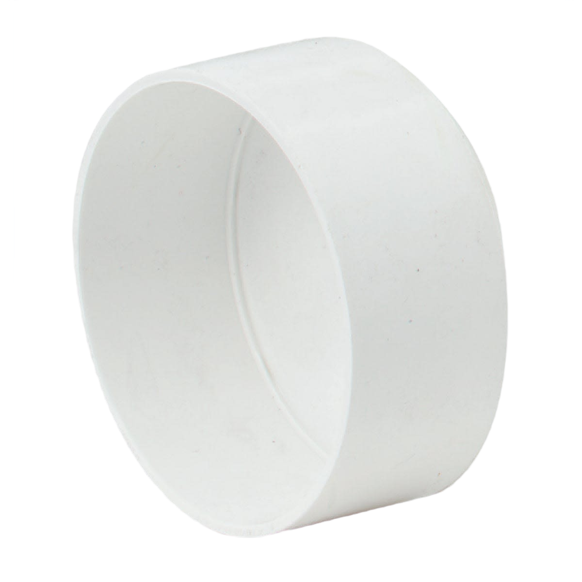 White PVC slip cap for 6-inch sewer and drain pipes in plumbing and pipes & fittings under $50 collection