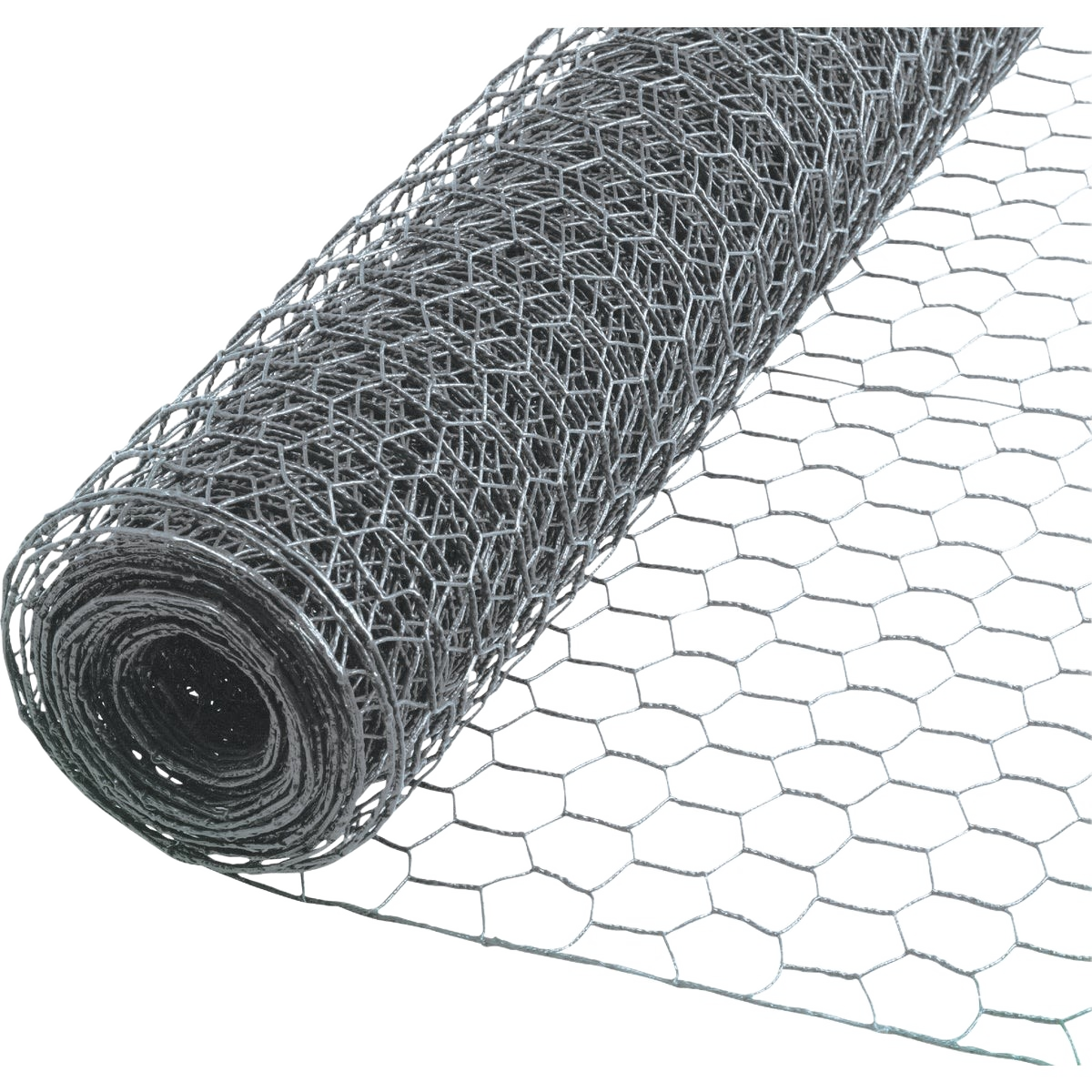 Rolled galvanized 20-gauge hexagon wire netting for farm and pet containment in fence systems collections