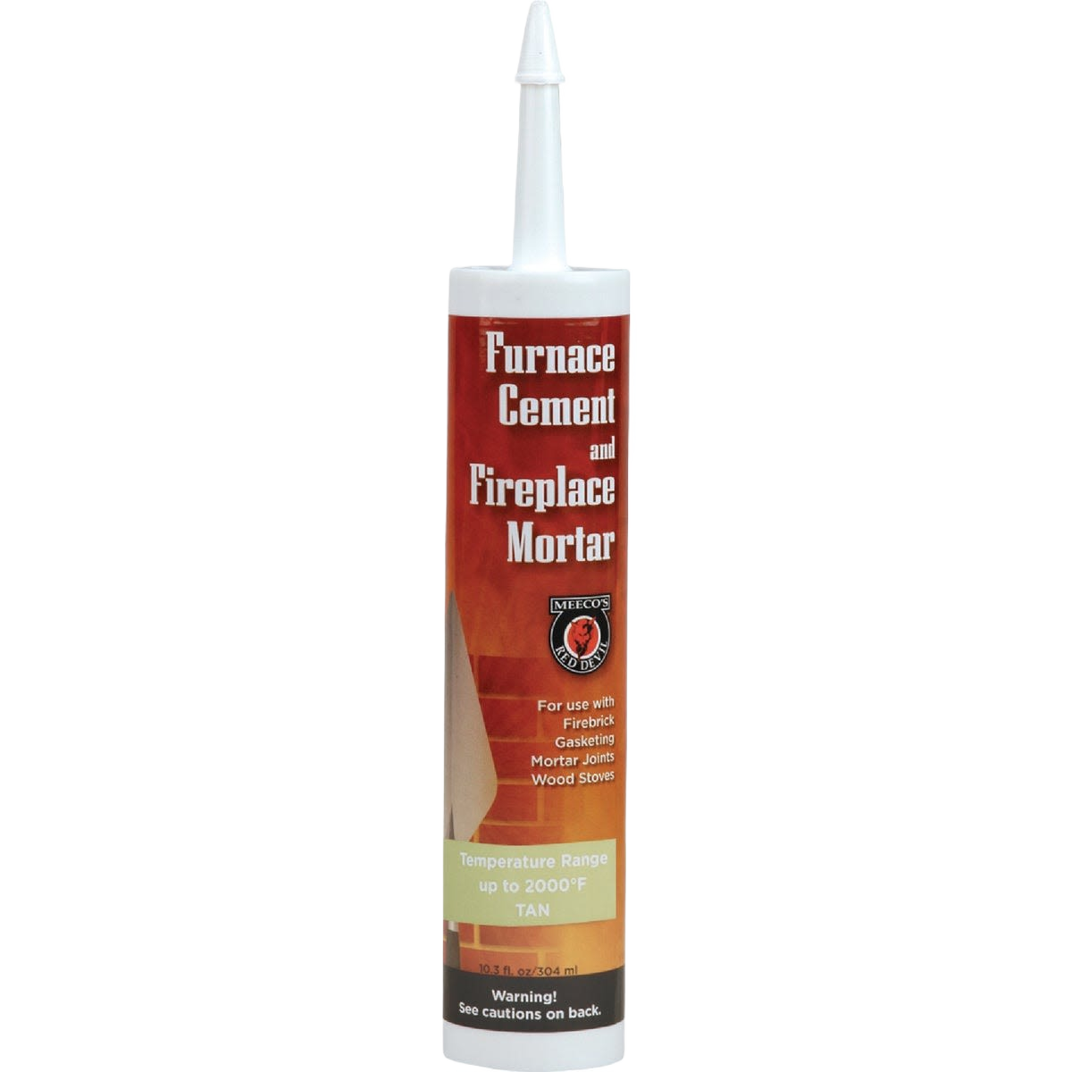 Tan furnace cement and fireplace mortar in a 10.3 oz tube for plumbing repair and home improvement projects under $50 category