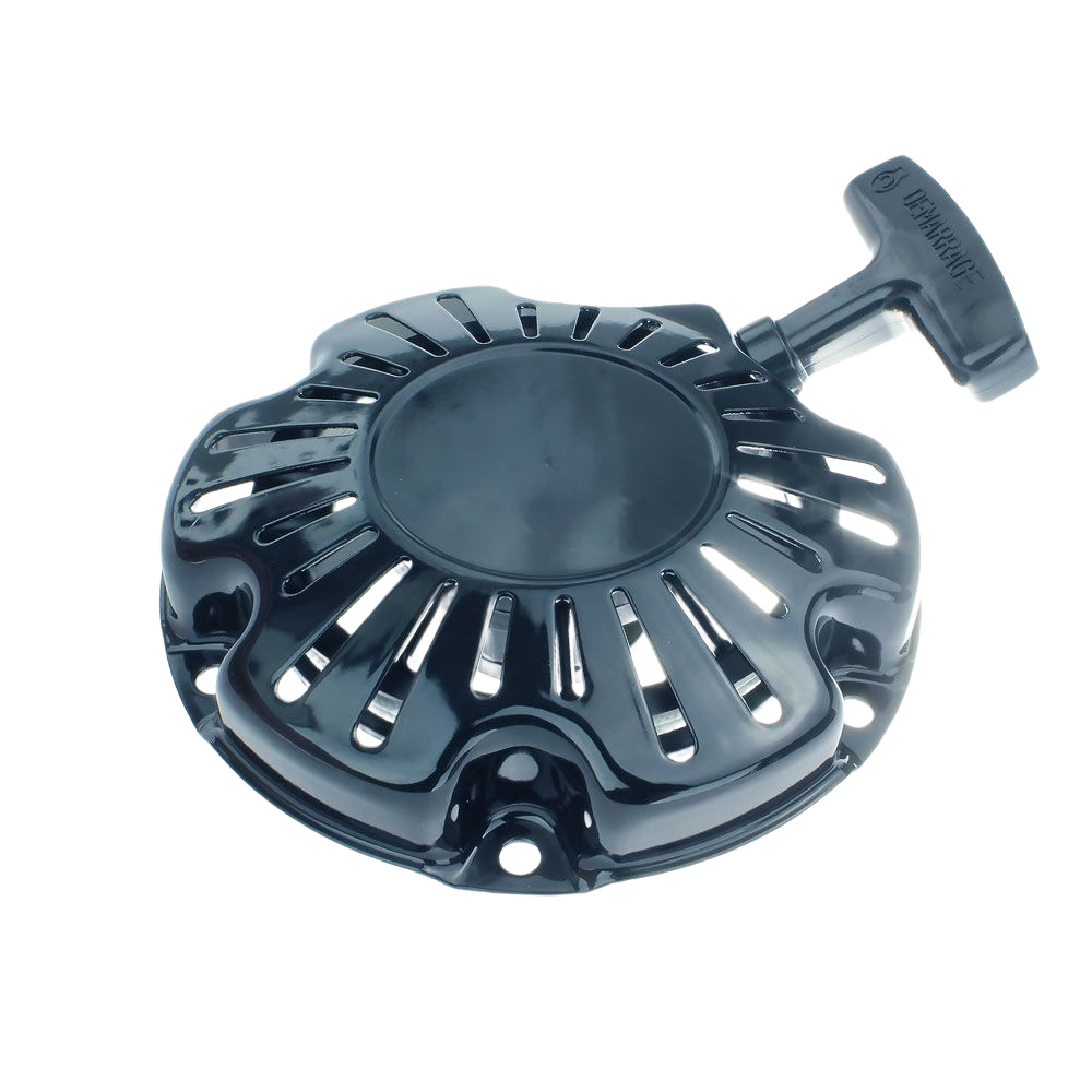 Black recoil starter assembly with pull handle for Honda engines in parts, lubricants, and home improvement collections under $100