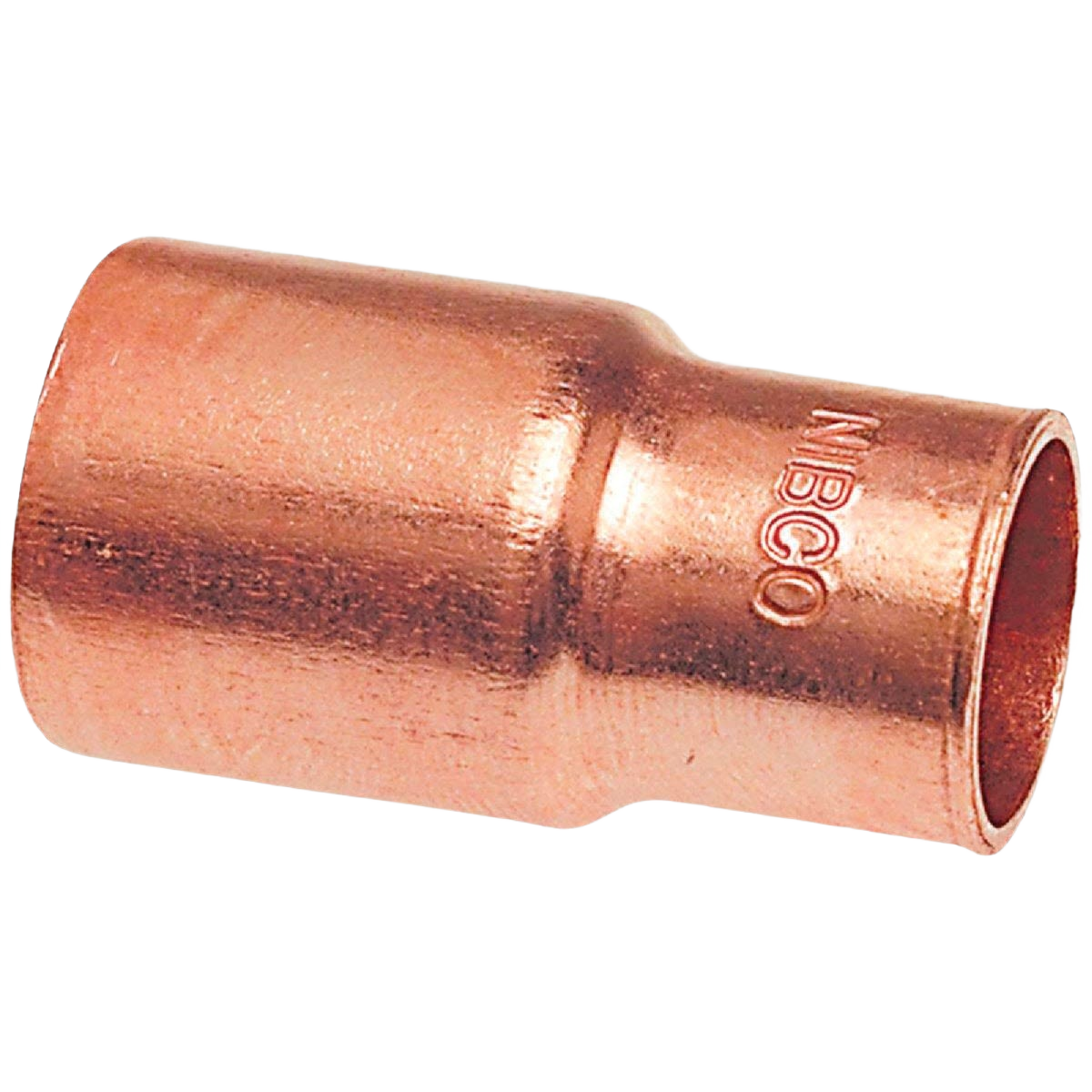 Copper reducer fitting with NIBCO branding for plumbing and tools and home improvement applications