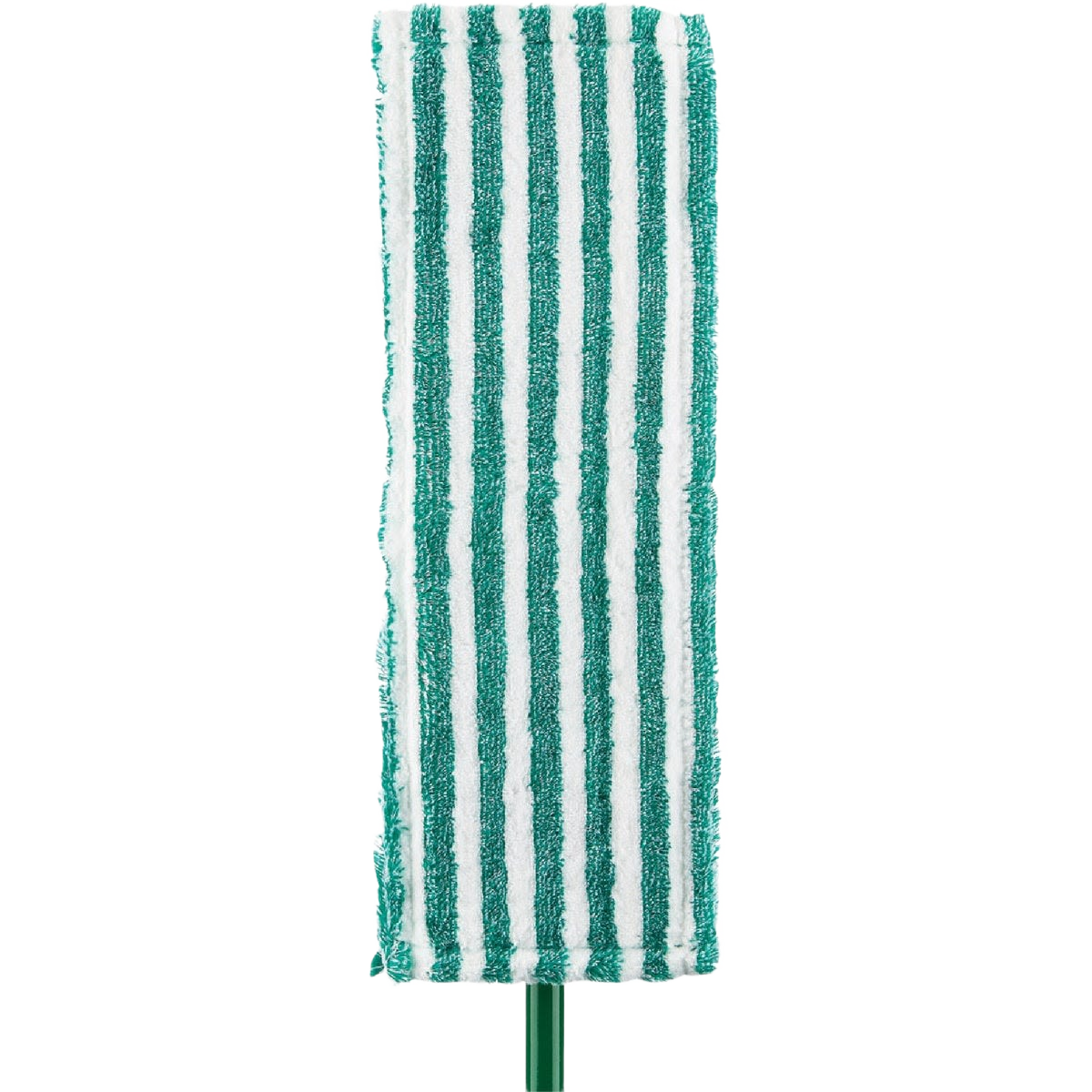 Green and white striped microfiber mop bonnet refill for wet and dry cleaning in cleaning tools and home improvement collections