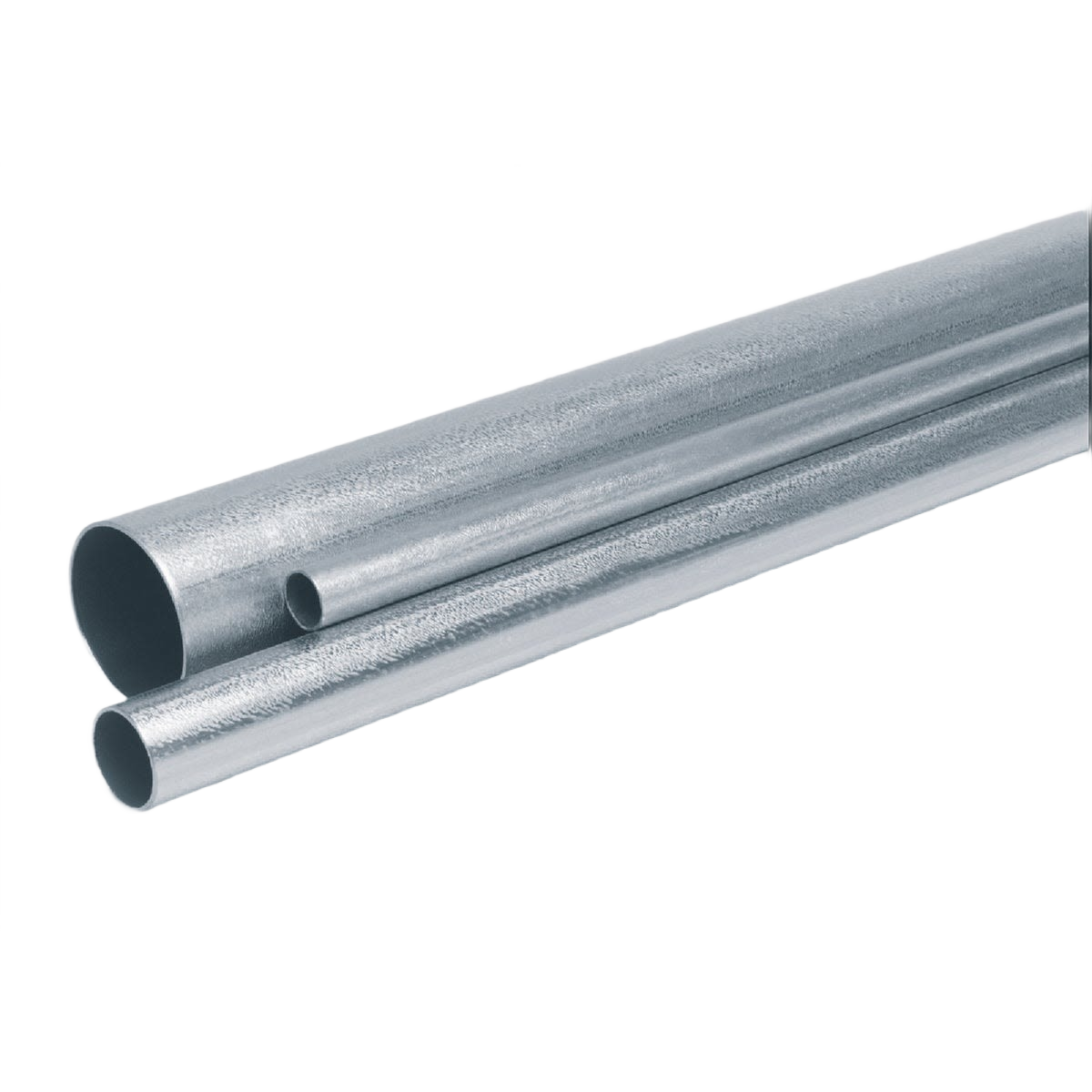 Galvanized metal conduit pipes in various diameters for electrical wiring and home improvement projects under $50 collection