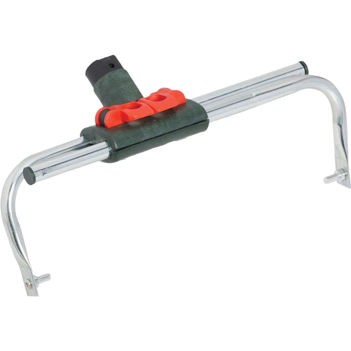 Adjustable roller frame with tubular steel construction for use with 12 to 18 inch paint rollers in home improvement projects
