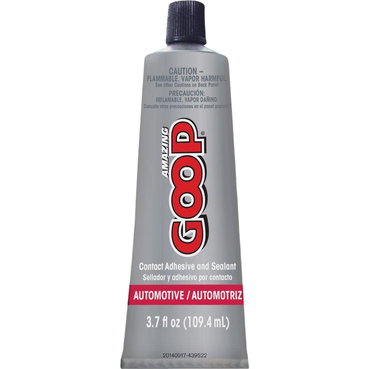 Gray tube of automotive adhesive and sealant with red and black lettering for glue and adhesives collections under $50