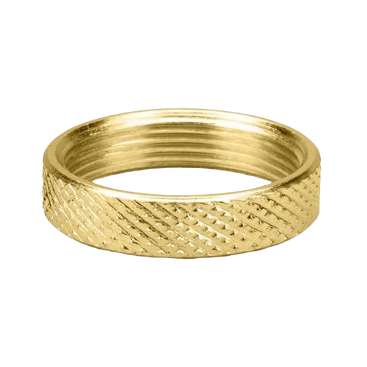 Knurled brass lock nut for woodworking tool accessories in home improvement under $50 collection
