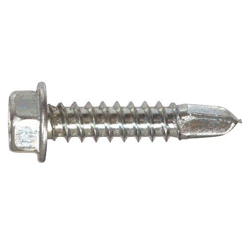 Hex washer head self-drilling screw designed for metal fastening in hardware and fasteners collections under $50