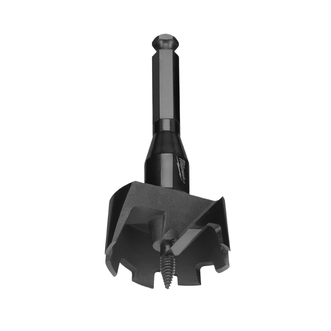 Selfeed drill bit with screw tip and sharp cutting edges for efficient wood hole drilling in tool accessories collection