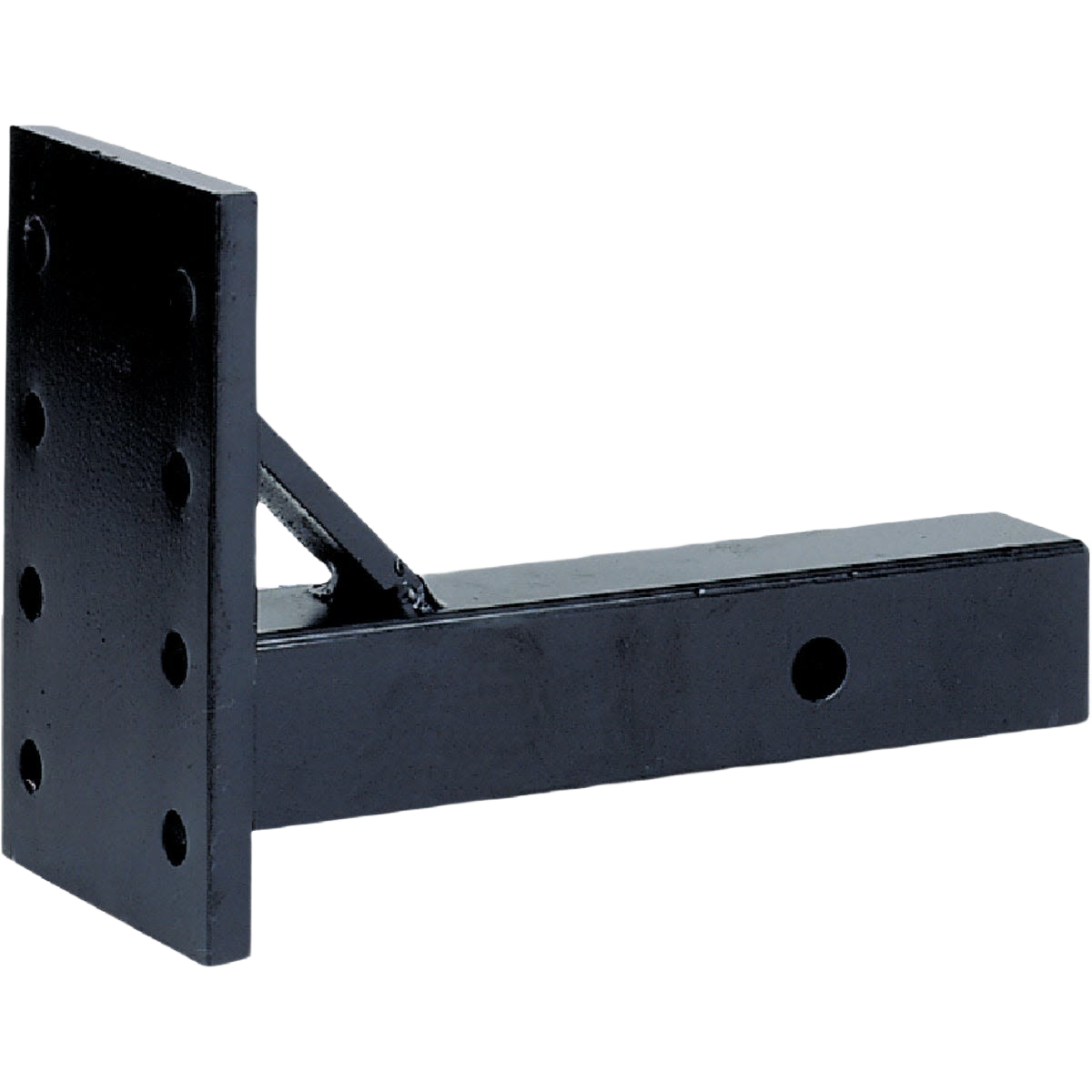 Black steel pintle mounting plate with reinforced bracket for towing, featured in Parts & Lubricants and Under $100 collections