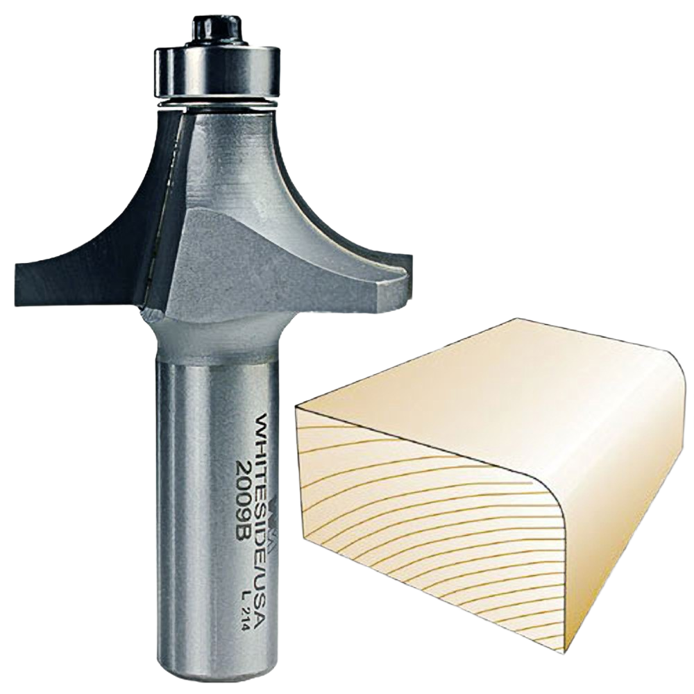 Whiteside 2009B Roundover Bit for Smooth Edge Finishing – Hartville ...