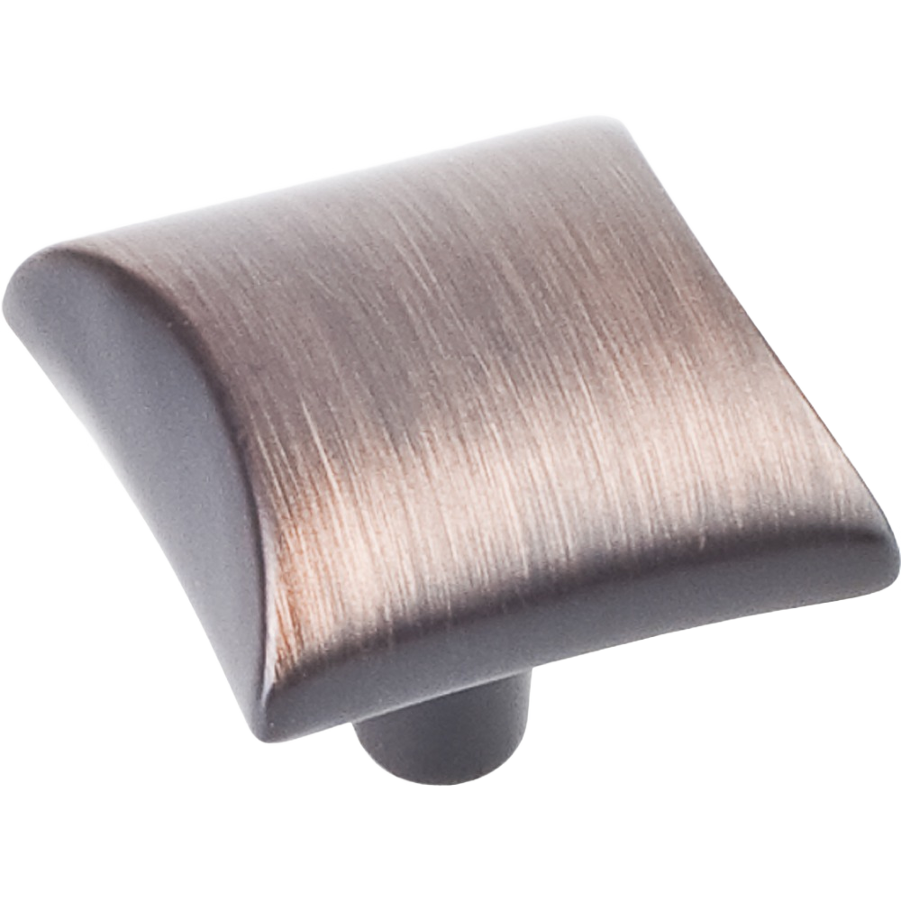 Brushed oil rubbed bronze square cabinet knob for furniture and hardware collections under $50 and $100 categories
