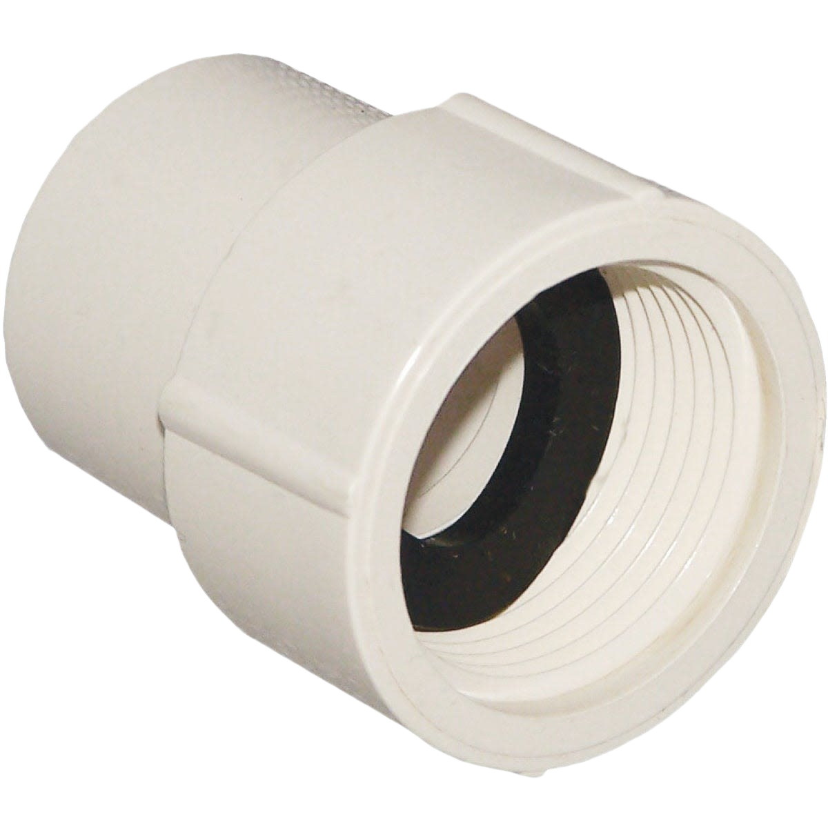 White CPVC female threaded adapter with slip connection for plumbing in pipes and fittings under $50 category