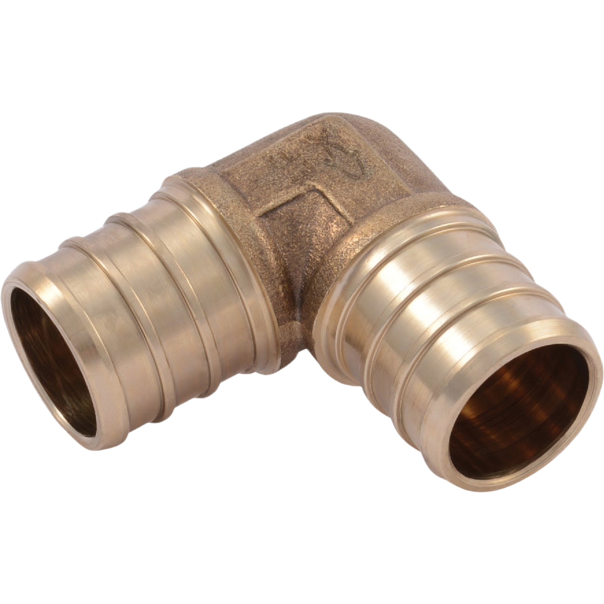 Brass 90-degree PEX elbow fitting for plumbing systems in Pipes & Fittings and Under $50 collections