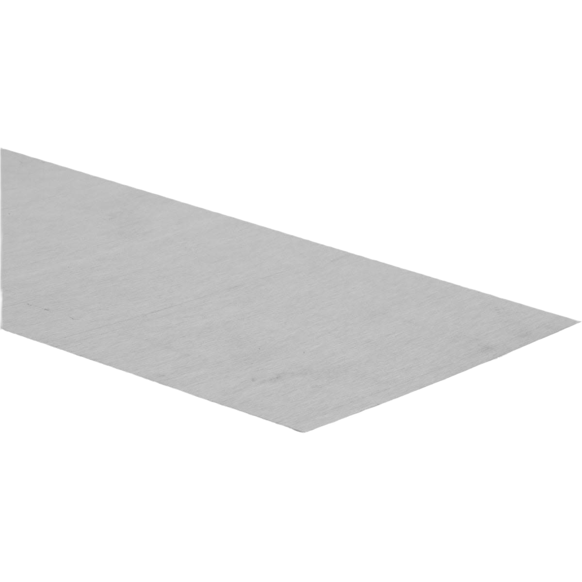 Plain aluminum sheet stock measuring 16 by 8 inches, ideal for hardware and home improvement projects under $50.