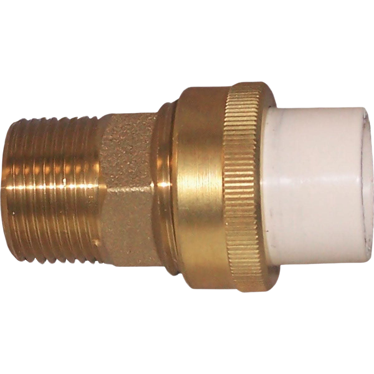 Brass and white CPVC union fitting for plumbing transitions in pipes & fittings, home improvement, under $50 collections