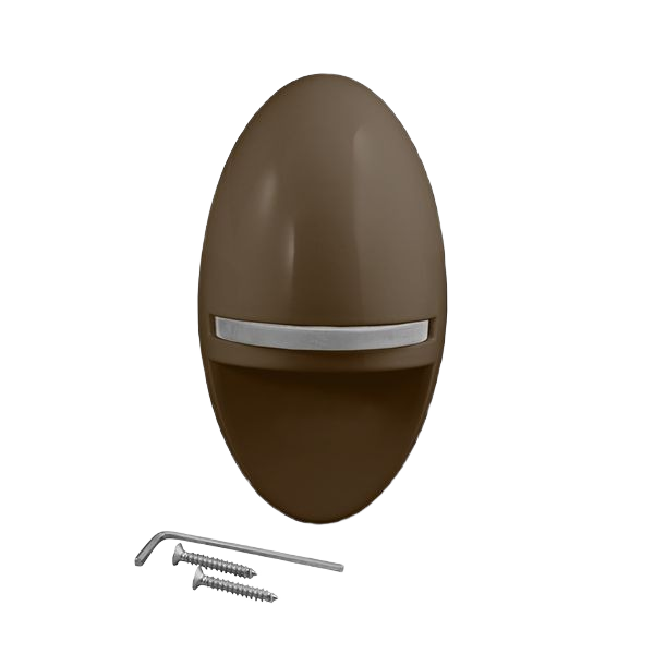 Architectural bronze LED accent light with mounting hardware for outdoor deck and landscape lighting collections under $100