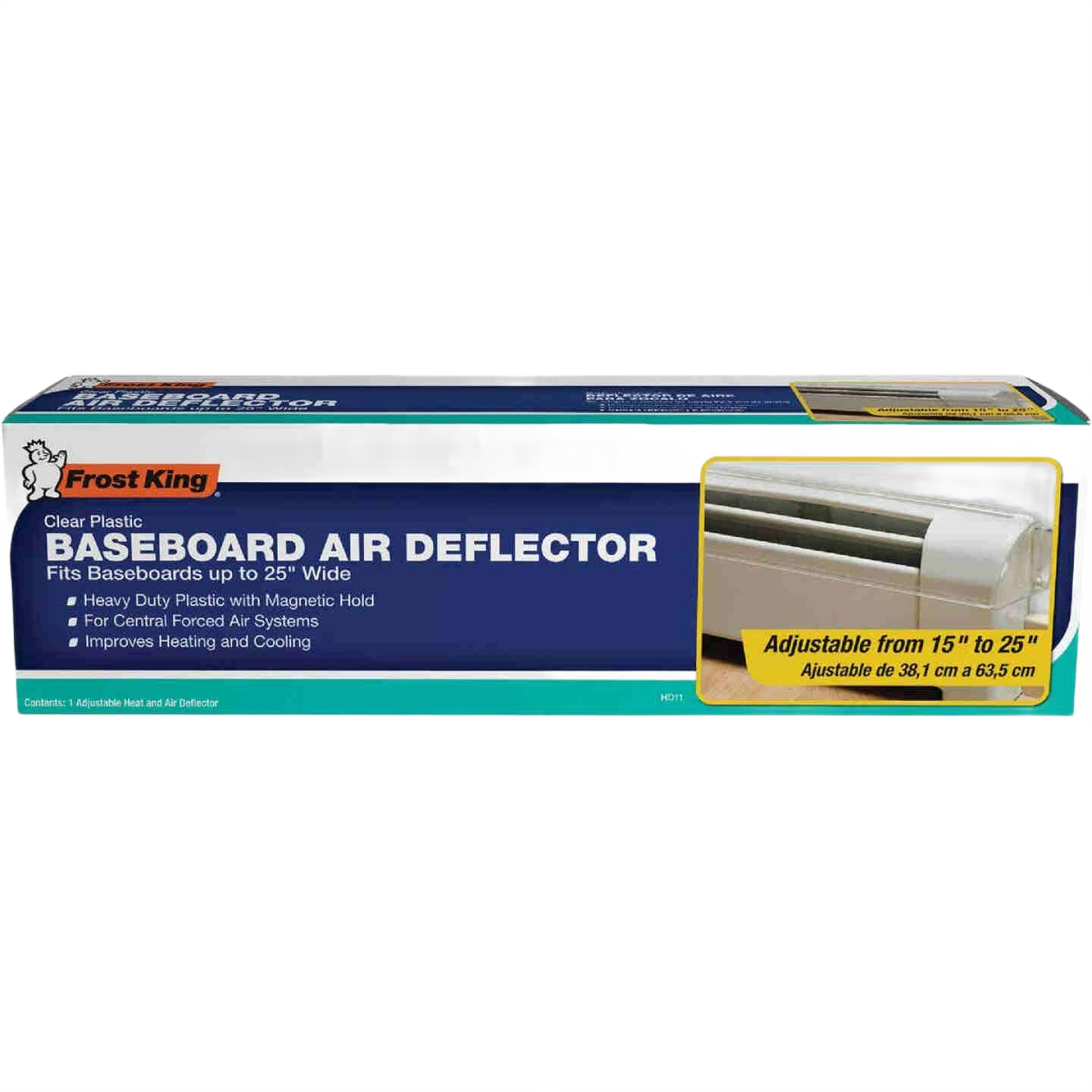 Clear plastic adjustable heat and air deflector for improved airflow, compatible with central forced air systems under $50 Plumbing collections