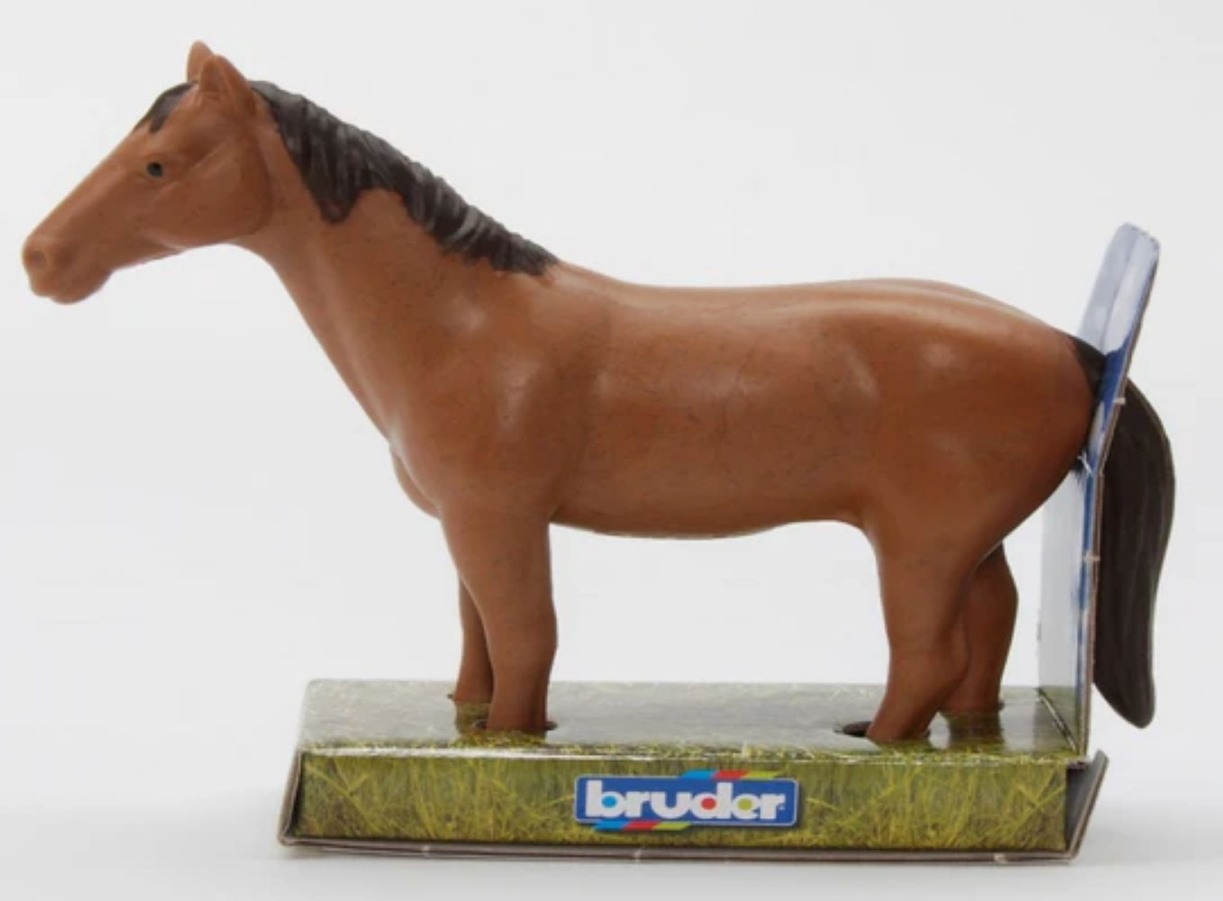 Brown plastic horse toy made for imaginative play, part of Bruder Toys and Vehicles & Remote Controlled Toys collections