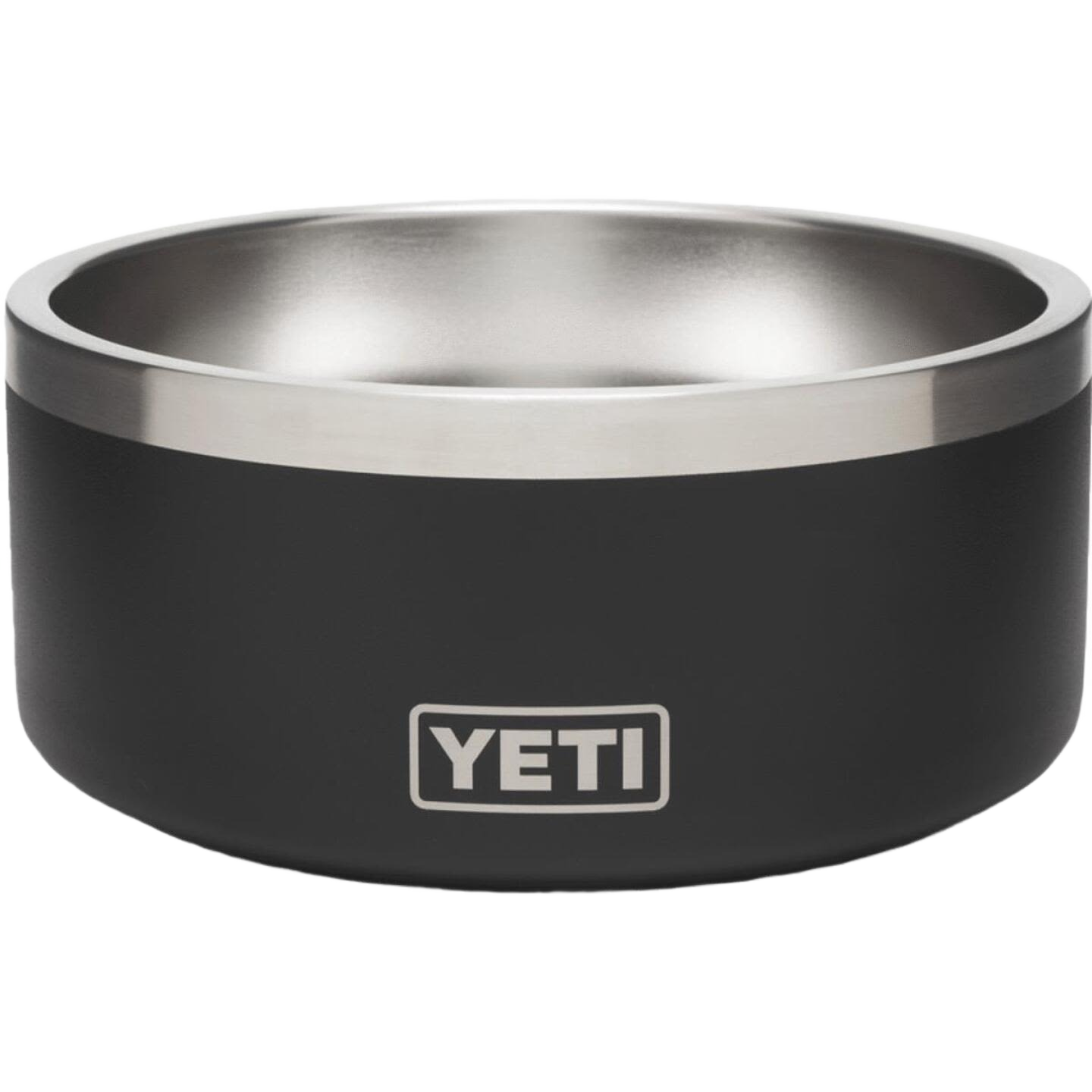 Black stainless steel dog bowl with double-wall design for durability from Bowls & Feeders and Pet & Animal collections