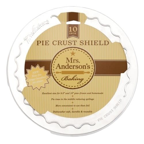 10 inch clear baking pie crust shield for protecting edges, durable and reusable kitchenware under $50 collection