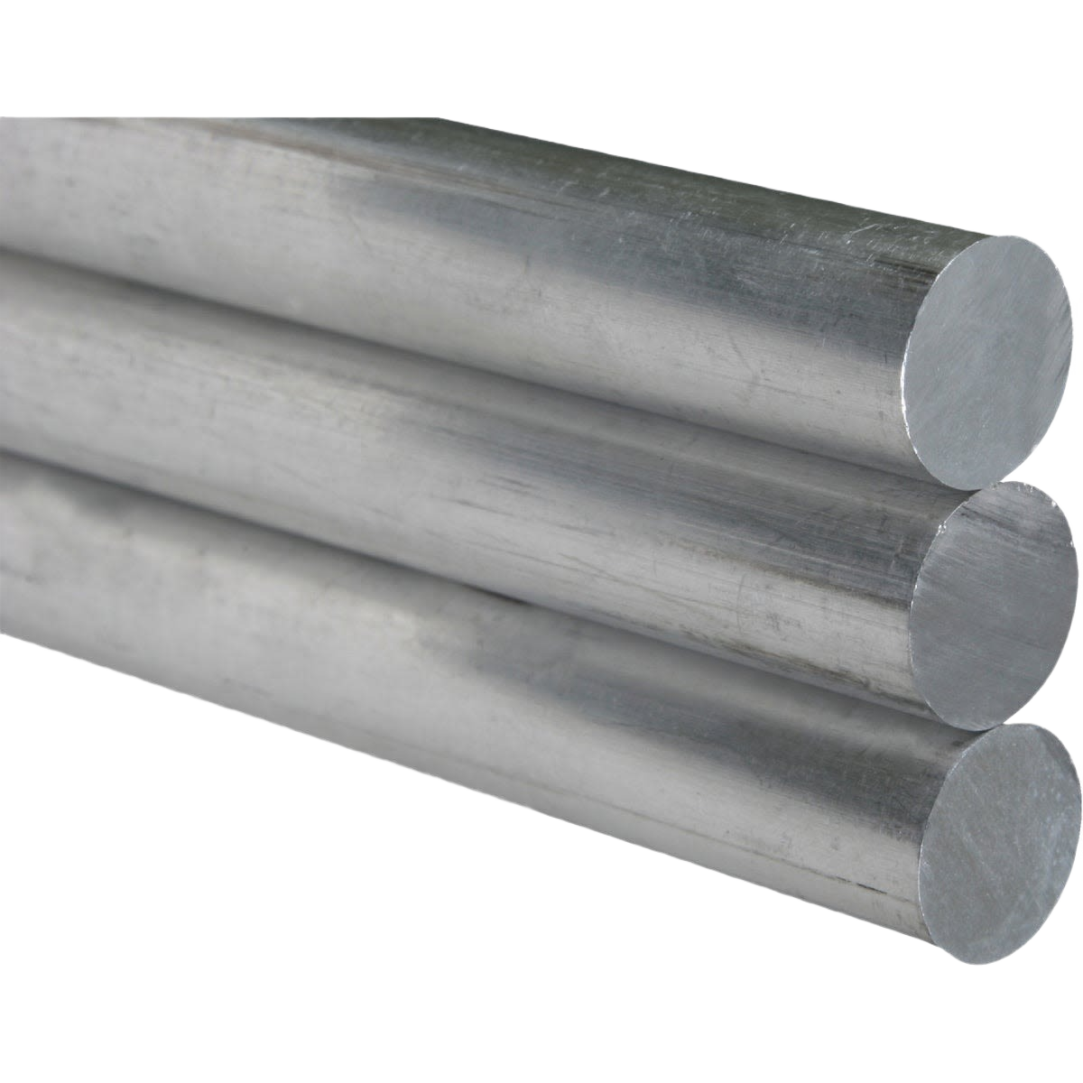 Three polished solid stainless steel rods stacked together for hardware and home improvement projects under $50 collection