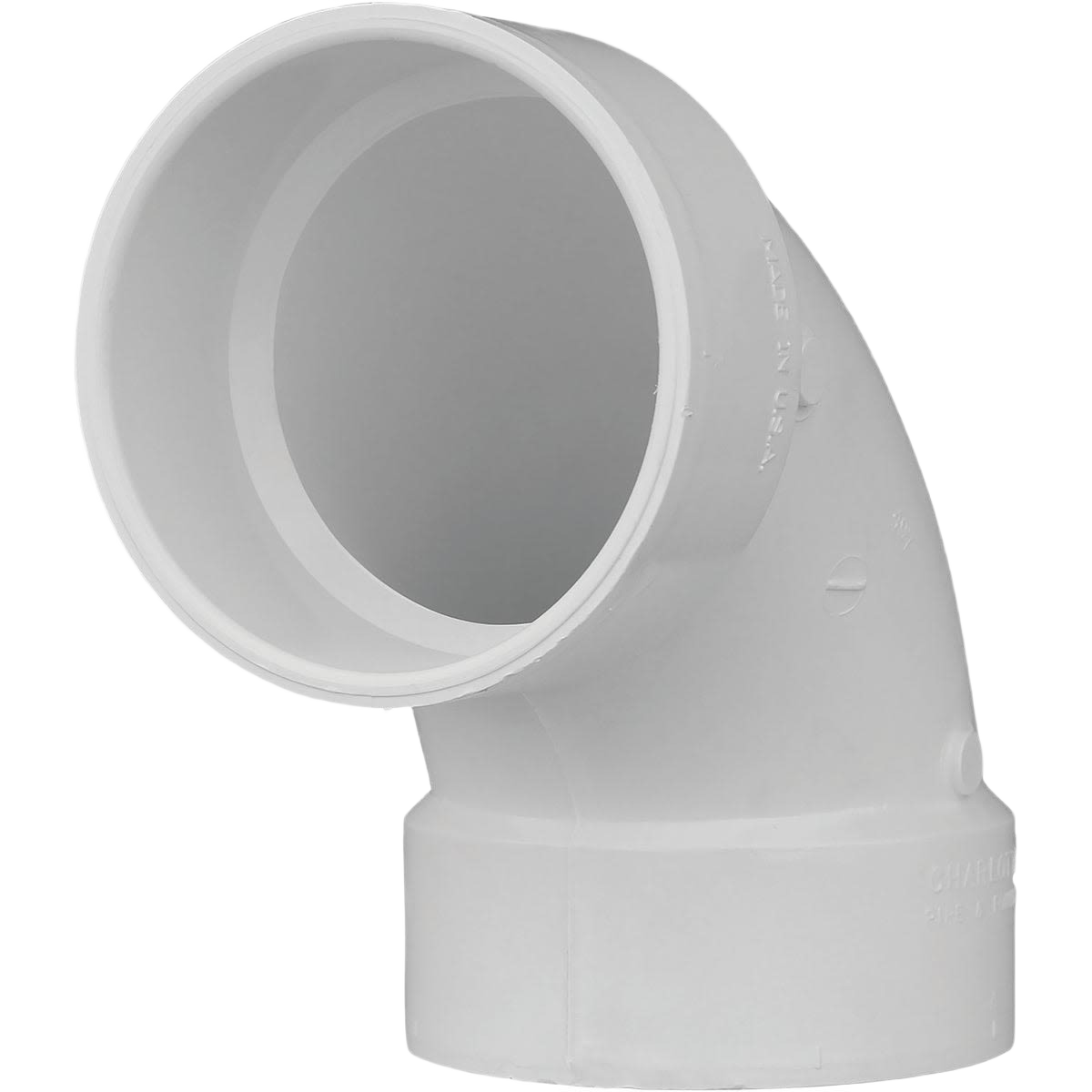 White 3-inch Schedule 30 elbow pipe fitting for plumbing in Pipes & Fittings and Under $25 collections