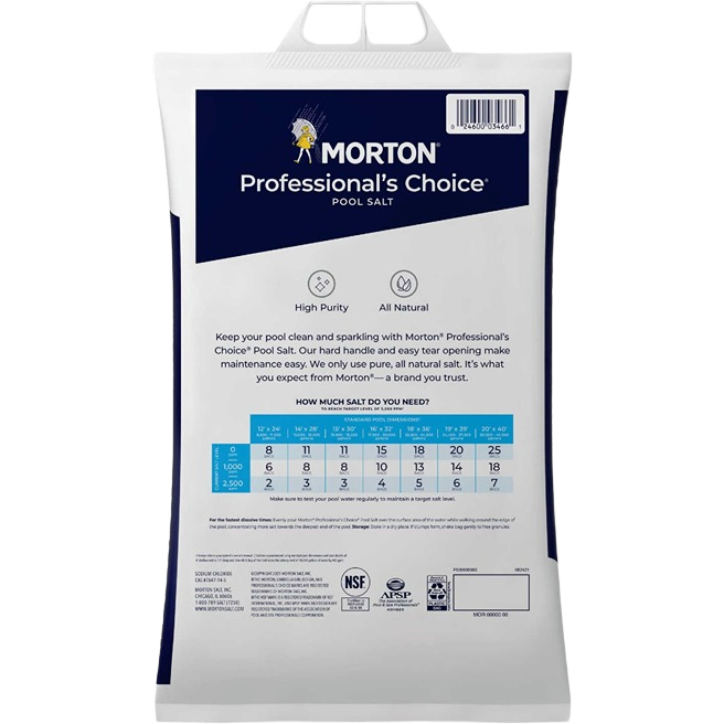 Morton Pool Salt 40 lbs – Pure & Easy Pool Care – Hartville Hardware