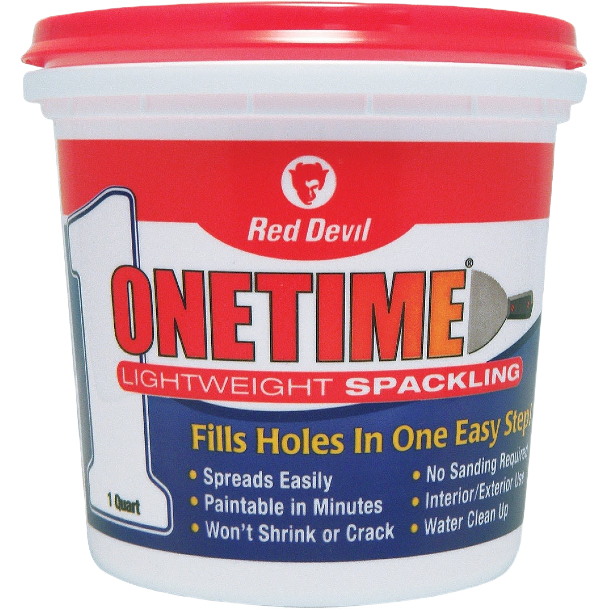 1 quart container of lightweight acrylic spackling compound for patching and repair in home improvement under $50 collection