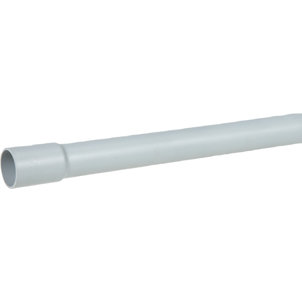 1-inch gray PVC conduit pipe for electrical wiring in home improvement and conduit collections under $50