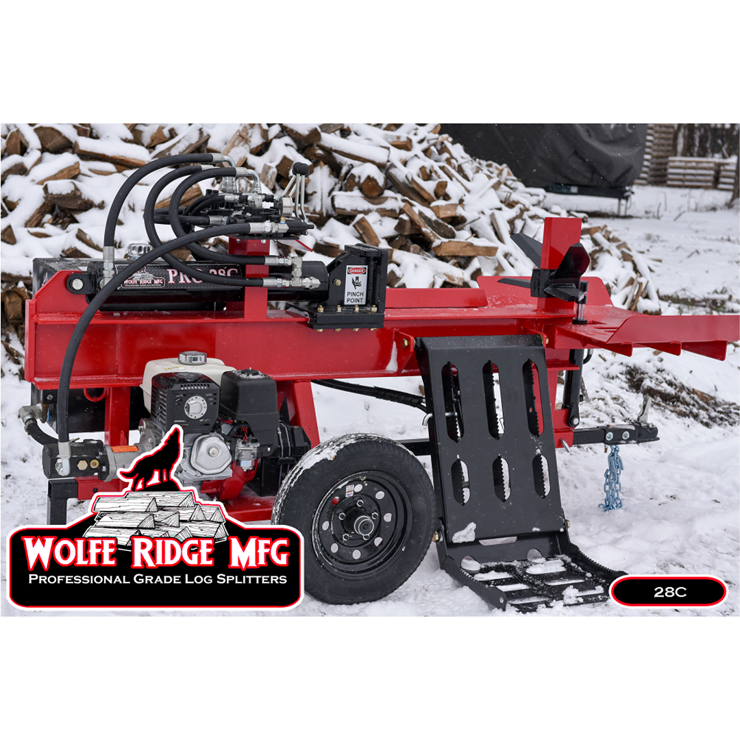 Wolfe Ridge 28 Ton Compact Commercial Log Splitter – Fast & Strong ...