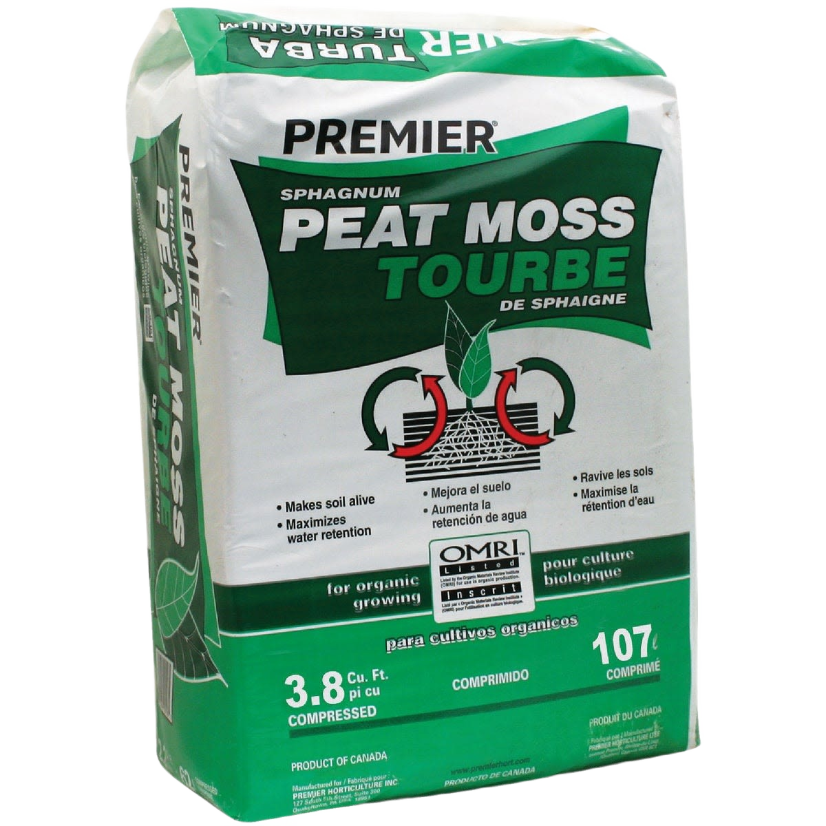Premier Brands Premier Sphagnum Peat Moss for Garden Growth – Hartville ...