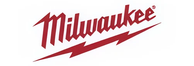Red stylized logo of the word Milwaukee featuring angular lettering above a lightning bolt graphic, symbolizing power tools and home improvement.