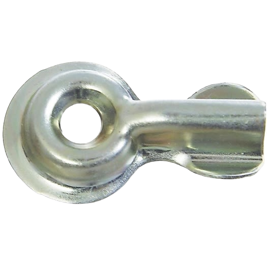 Silver half turn button latch with circular base for secure fastening in doors and windows hardware accessories collections