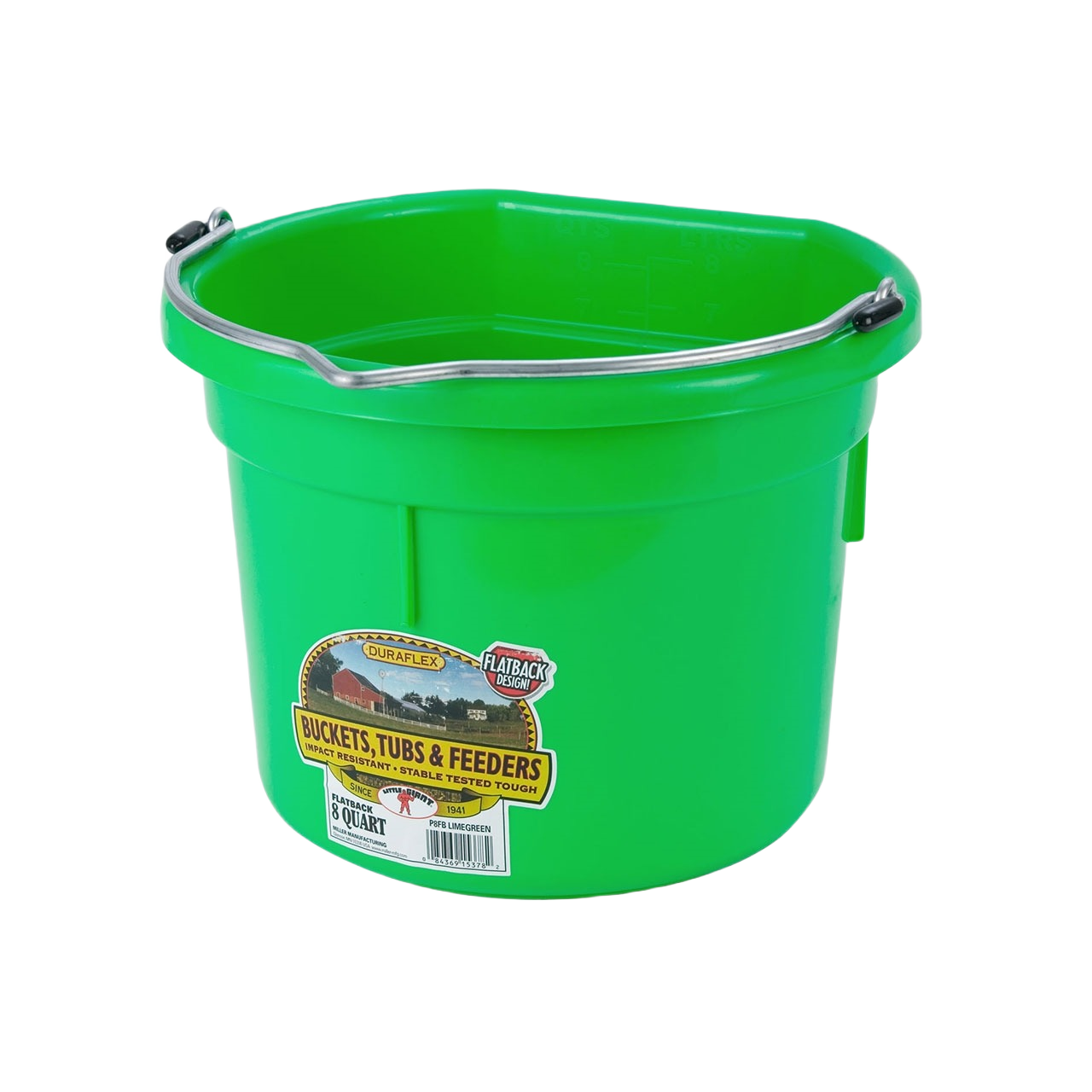 Little Giant Green Duraflex 8 qt Plastic Bucket – Hartville Hardware