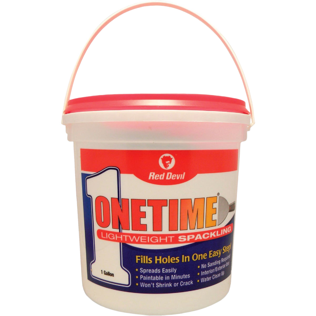 1-gallon container of lightweight spackling compound for wall repair in home improvement and patching supplies