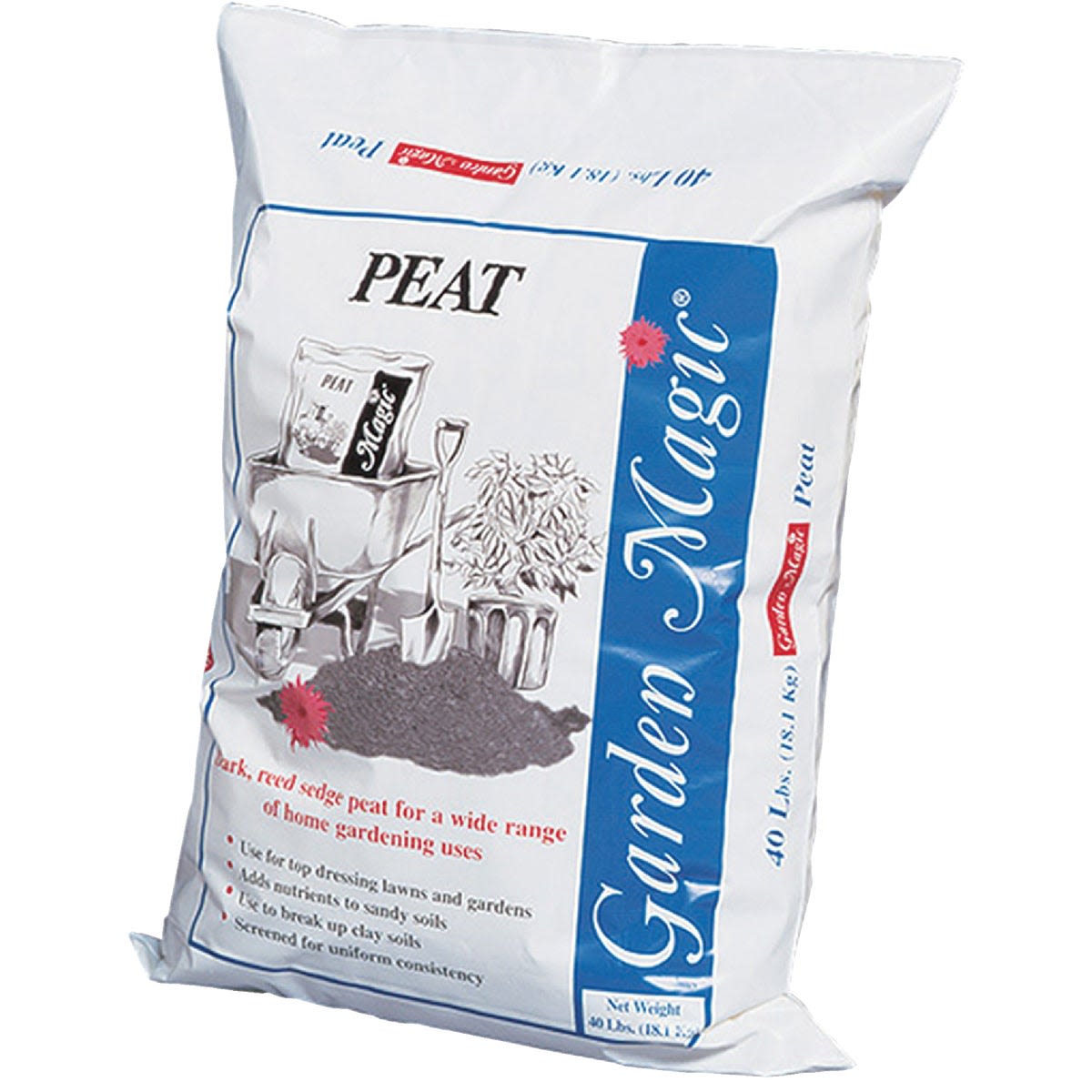 Bag of Garden Magic organic sphagnum peat moss for gardening, soil improvement, and outdoor living under $50 collections
