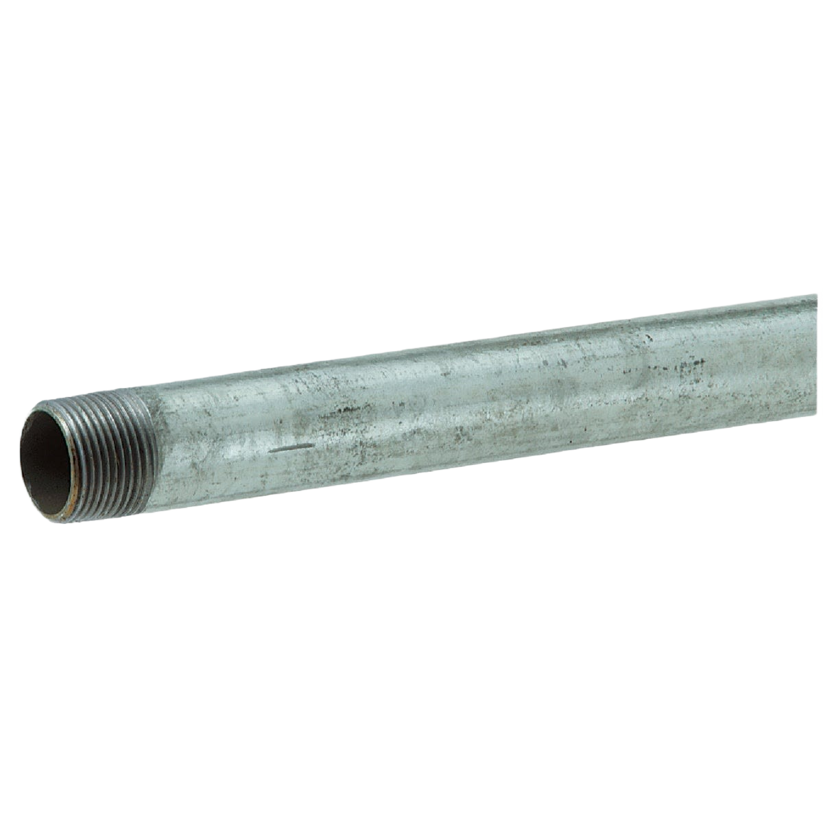 Galvanized carbon steel pipe with threaded end for plumbing and galvanized pipe fittings under $50 and home improvement.