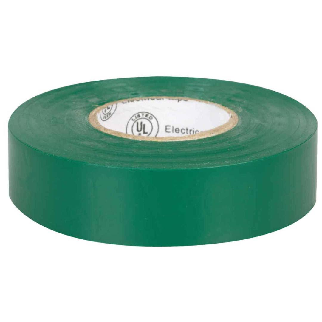 Roll of green vinyl electrical tape with rubber-based adhesive for home improvement and electrical tools under $50