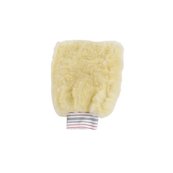 Soft microfiber wash mitt in light beige for automotive cleaning in car and truck accessories under $50 collection