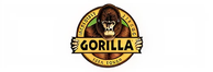 Circular emblem featuring a detailed gorilla face above bold 