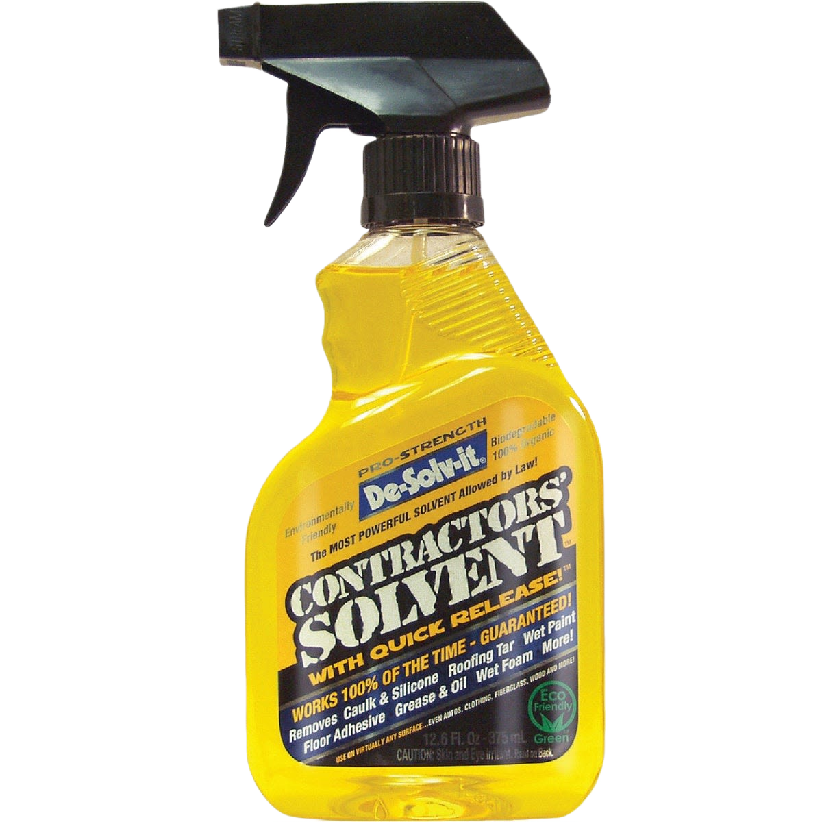 Yellow spray bottle of solvent adhesive remover for contractors in glue and adhesives and home improvement collections under $50