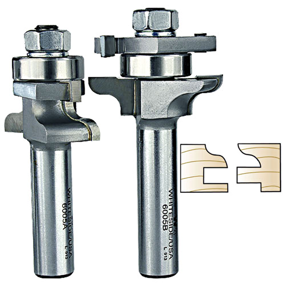 Whiteside Traditional Stile & Rail Bit Set 1/2 in SH – Hartville Hardware