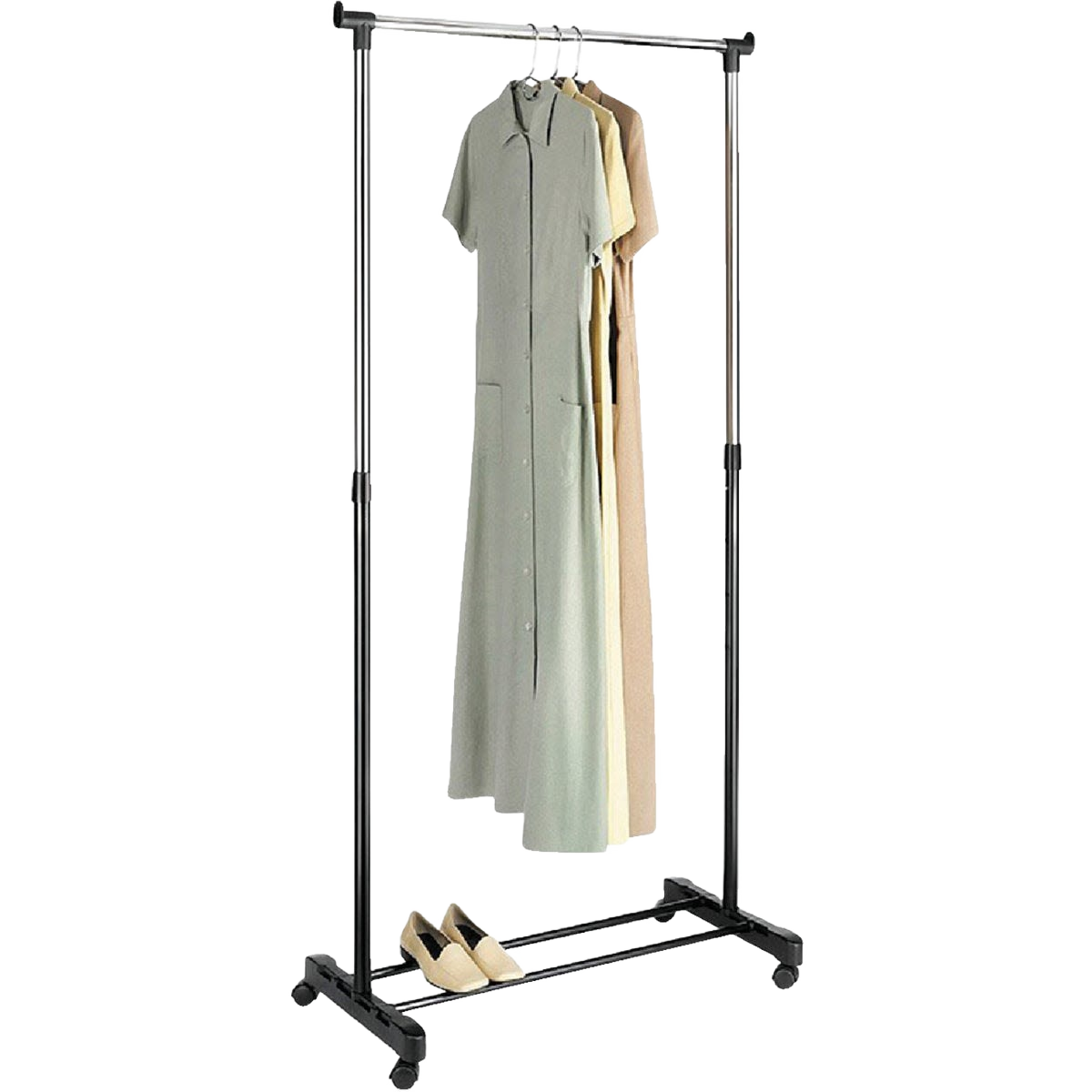 Hardware Resources Whitmor Garment Rack – Adjustable & Mobile Storage ...