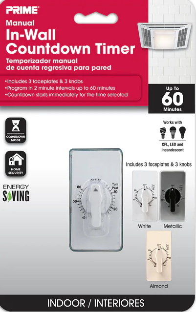 Prime Wire Spring Wound Countdown Timer with 3 Faceplates – Hartville ...