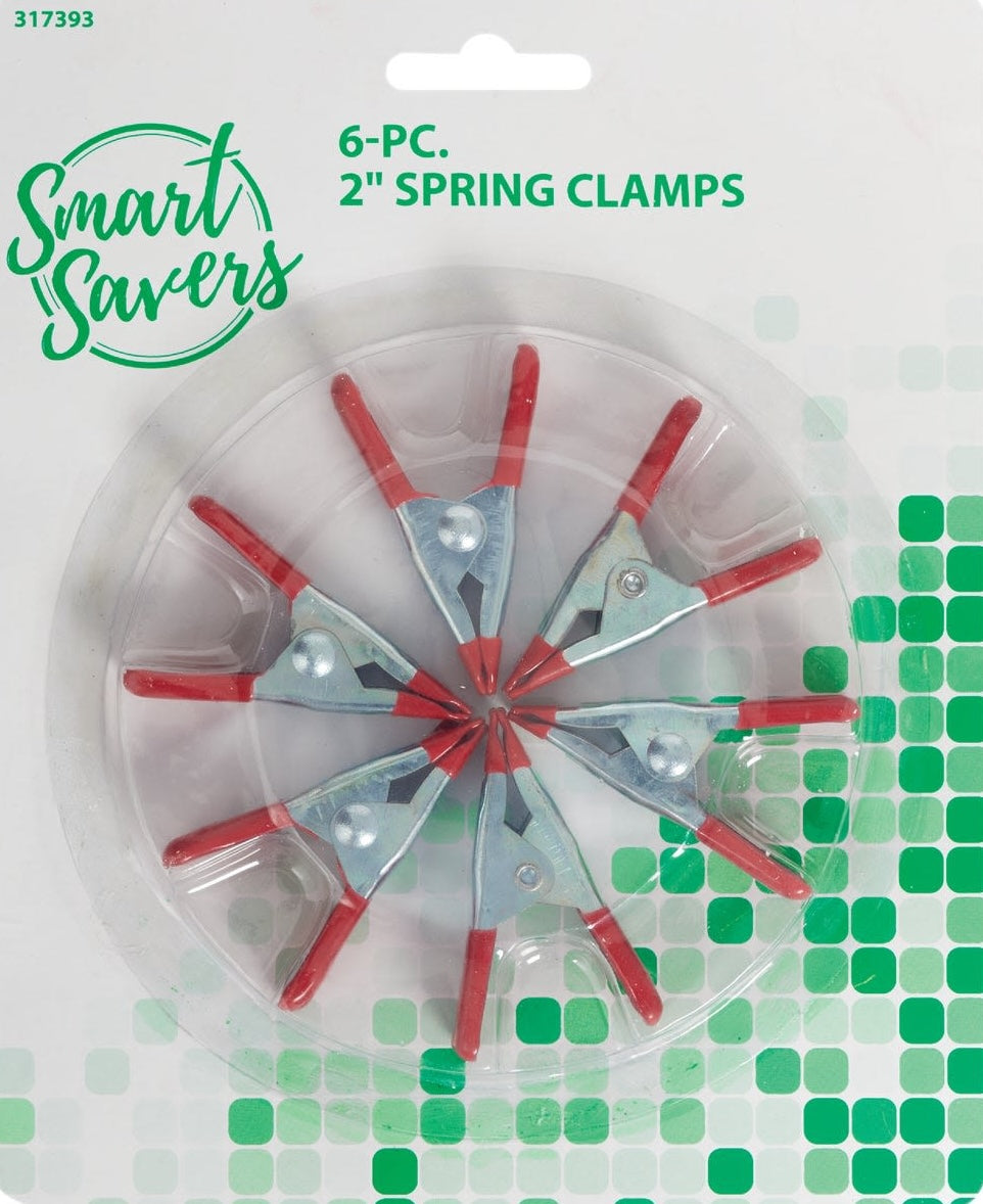 Smart Savers 6-Piece Spring Clamp Set – Strong Grip Tool Kit ...