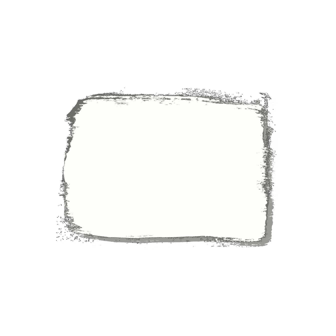 Sample of crisp pure white acrylic latex paint stroke for Specialty Paint and Home Improvement supplies under $50 collections