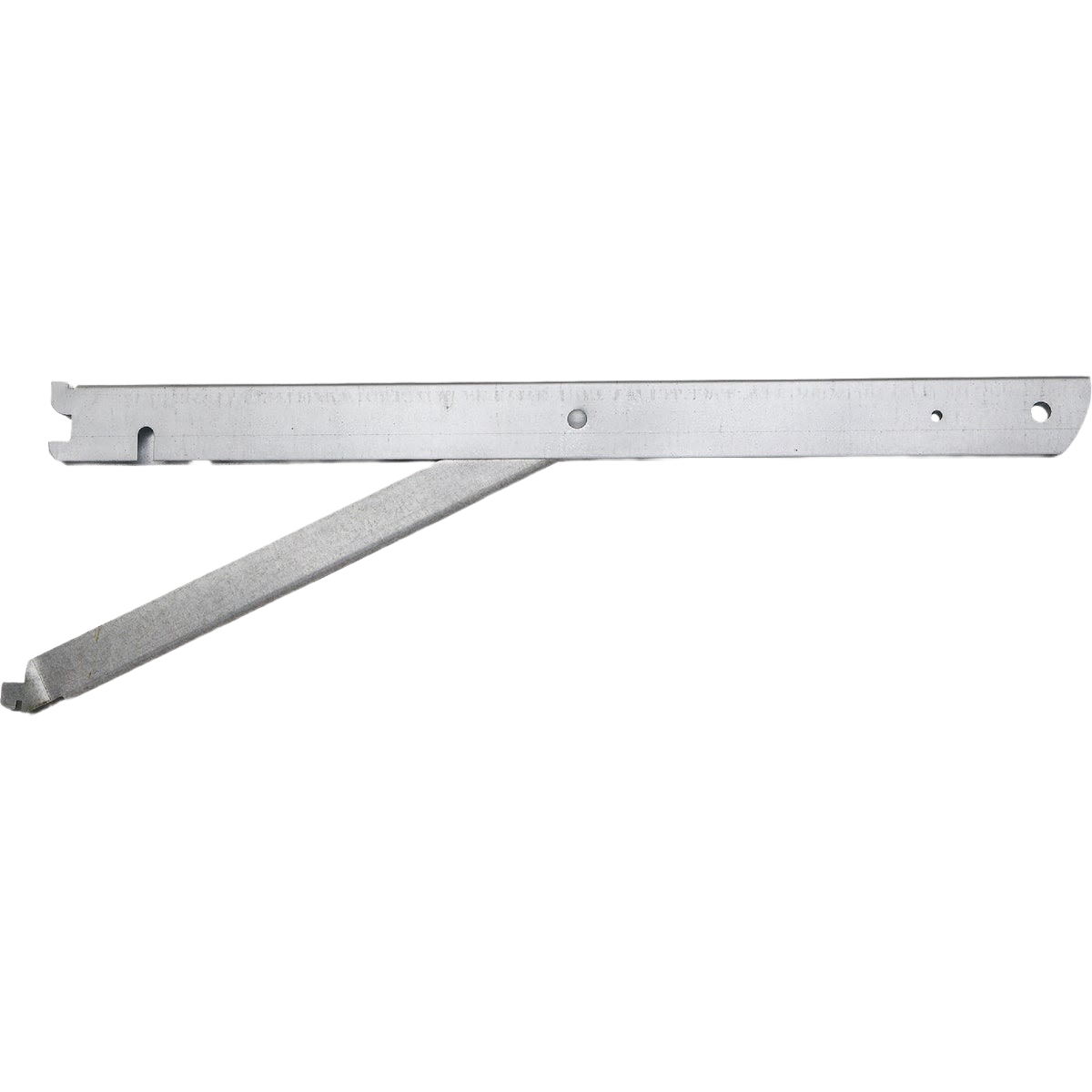 Galvanized steel fast-mount supported shelf bracket for durable storage and organization projects under $50