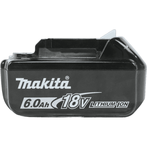 Black Makita 18V 6.0Ah lithium-ion battery for power tools in tool accessories and portable power collection